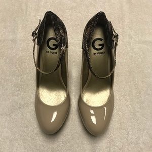 G by Guess Platform Nude Pumps